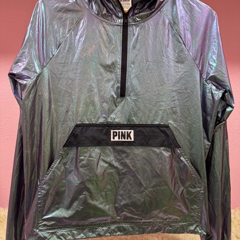 Victoria’s Secret PINK Chrome Pullover Windbreaker
